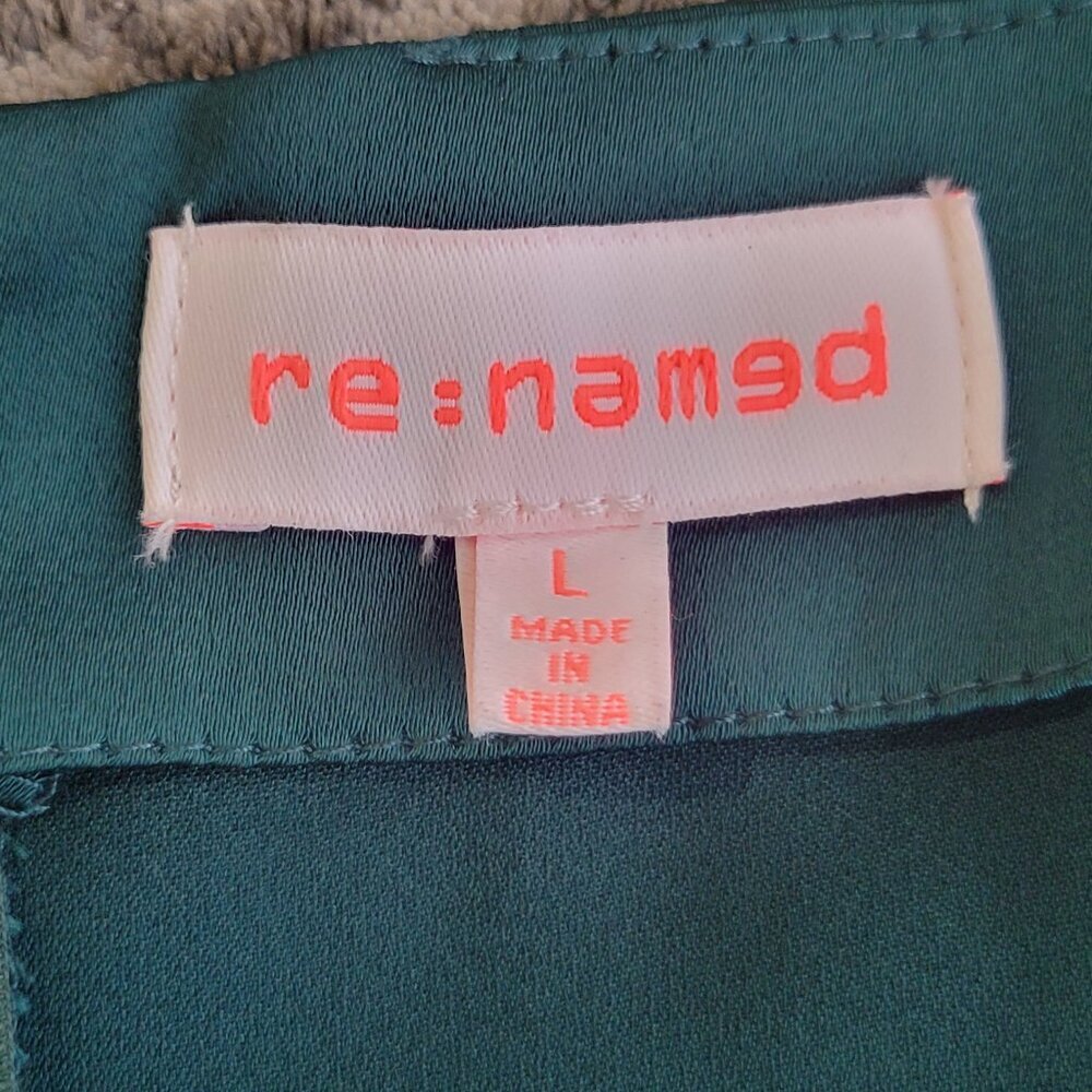 Re:Named Emerald Raya Satin Slip Dress - Picture 7 of 10